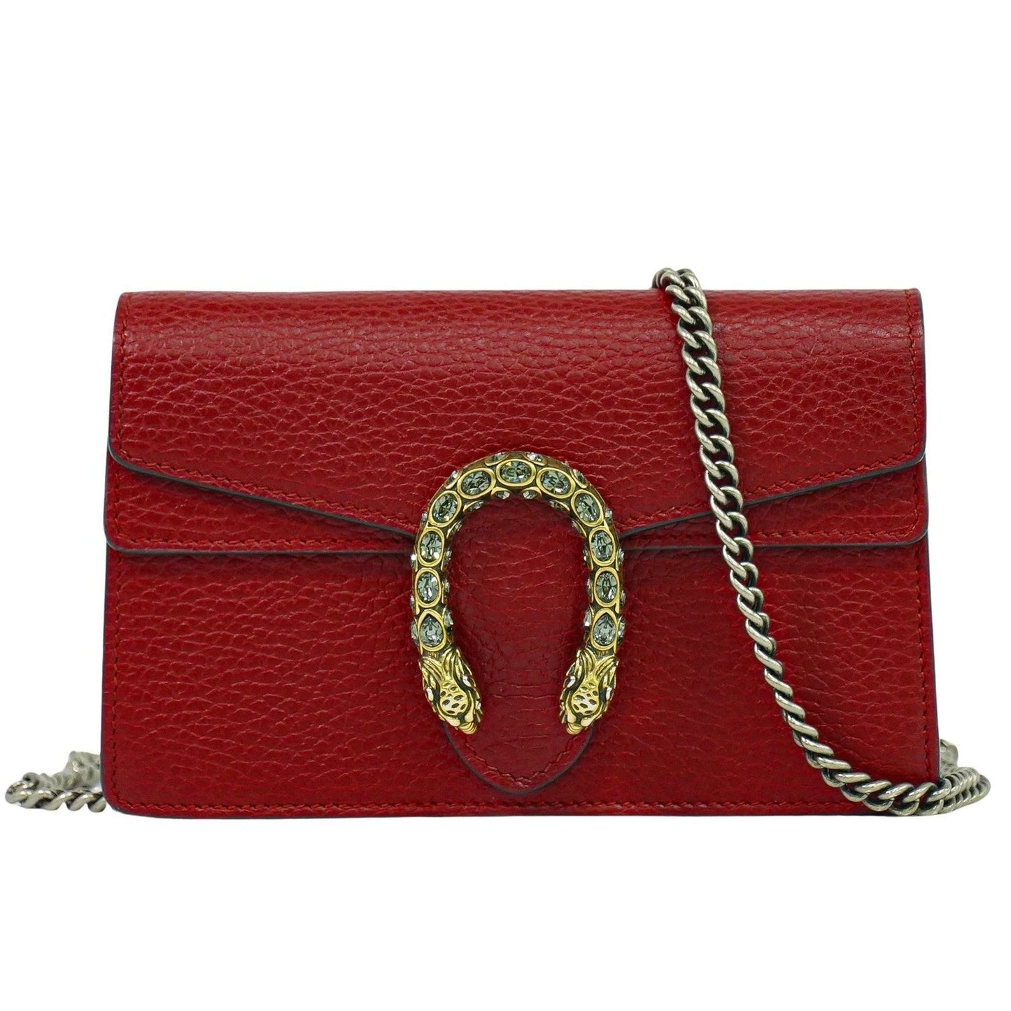 Gucci Dionysus Bag Leather Red Leather Crossbody Bag Bag