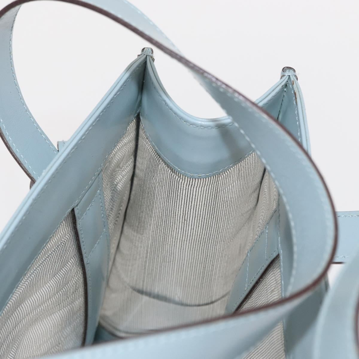 Gucci Tote Leather Blue Leather Tote Bag Bag