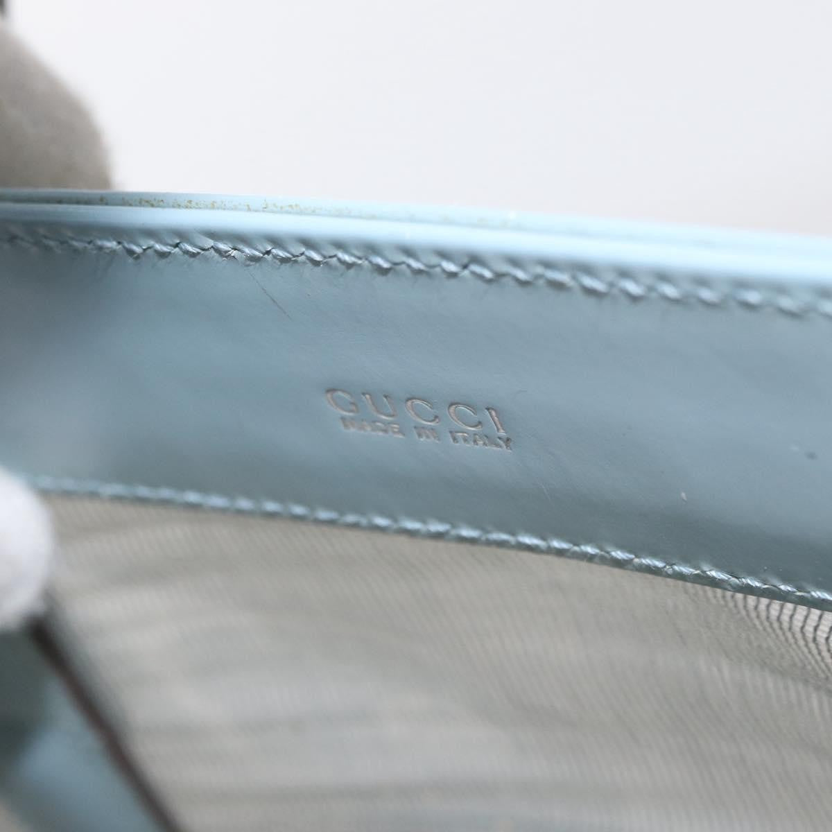 Gucci Tote Leather Blue Leather Tote Bag Bag