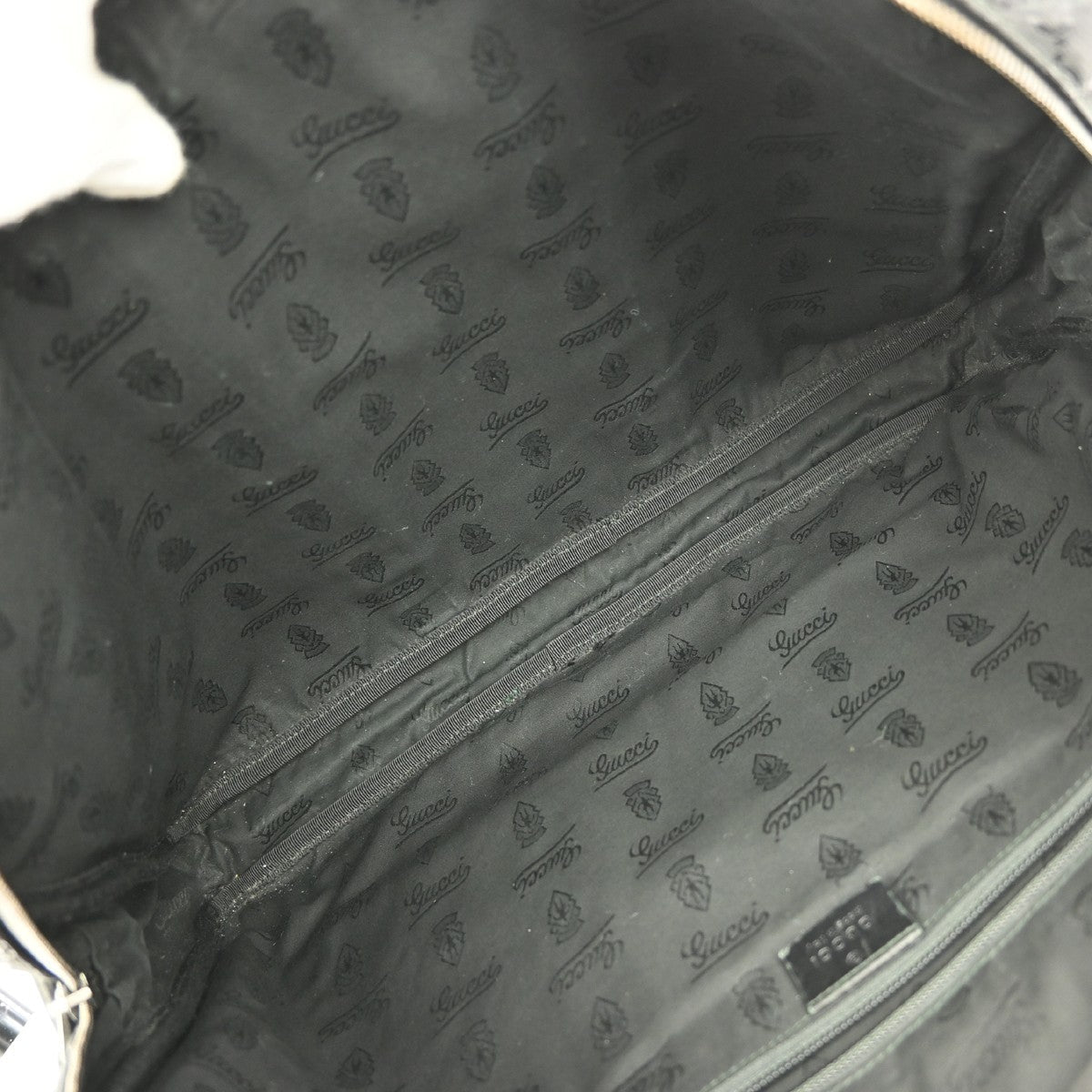 Gucci Convertible Briefcase Gg Imprime Black Canvas Travel Bag Bag