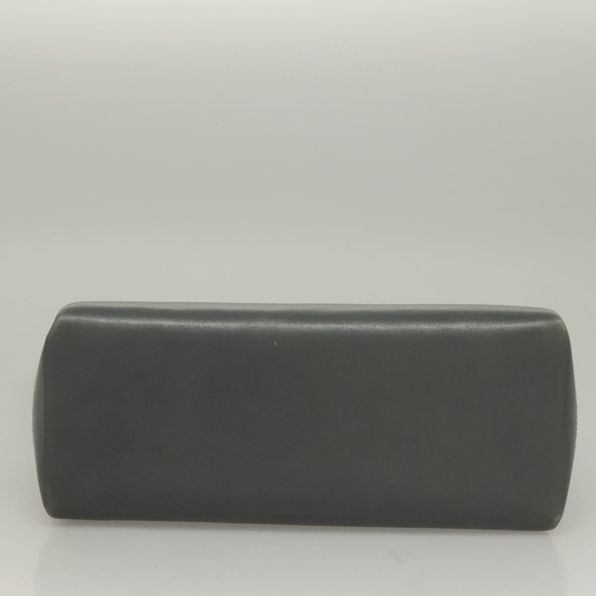 Gucci 1973 Top Handle Bag Leather Gray Leather Handbag