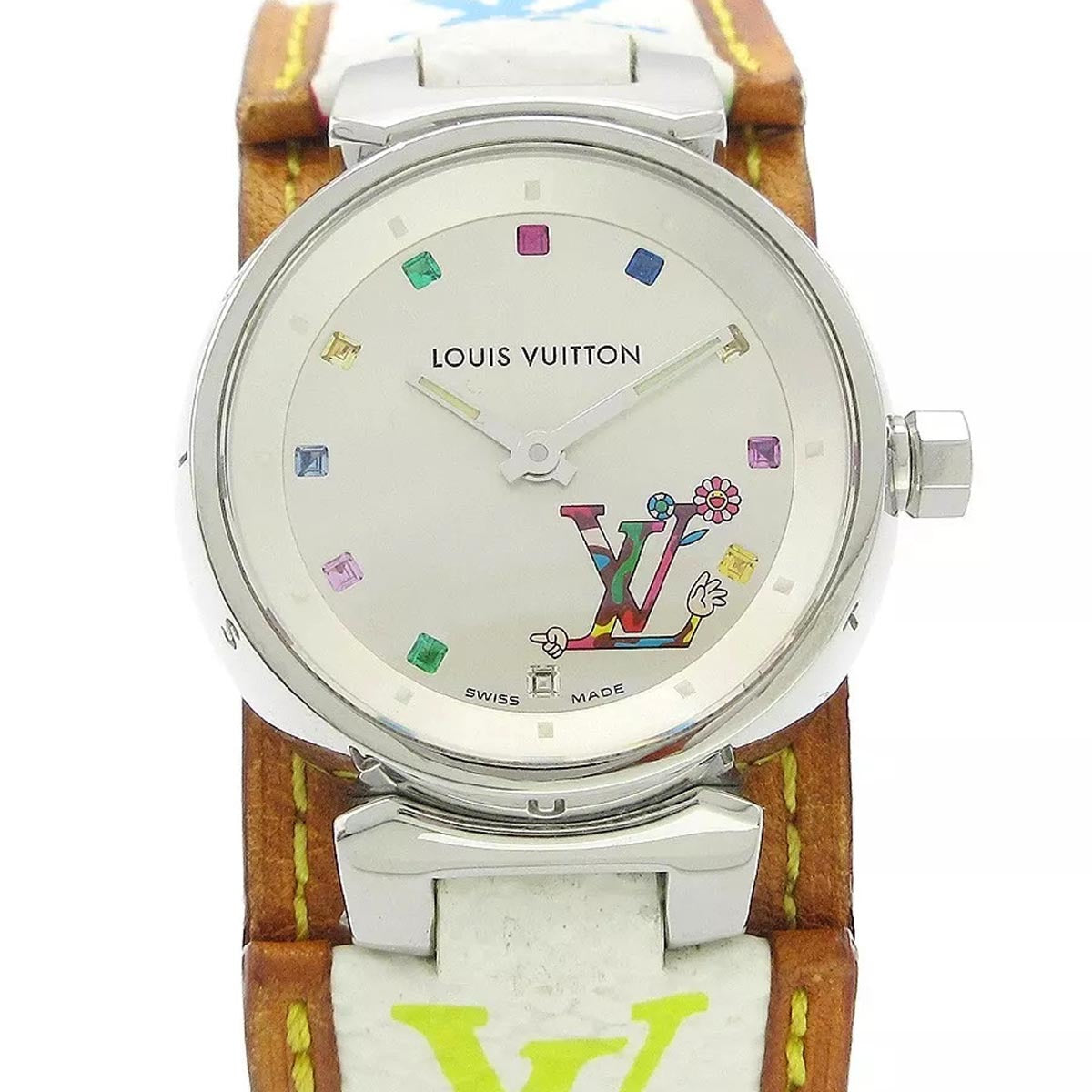 Louis Vuitton × Takashi Murakami Tambour Love Monogram Ref. Watch Style 6