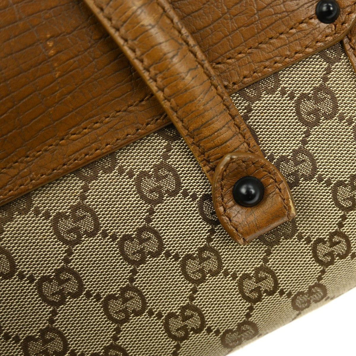 Gucci Bamboo Bullet Bag Gg Canvas Brown Canvas Shoulder Bag Bag