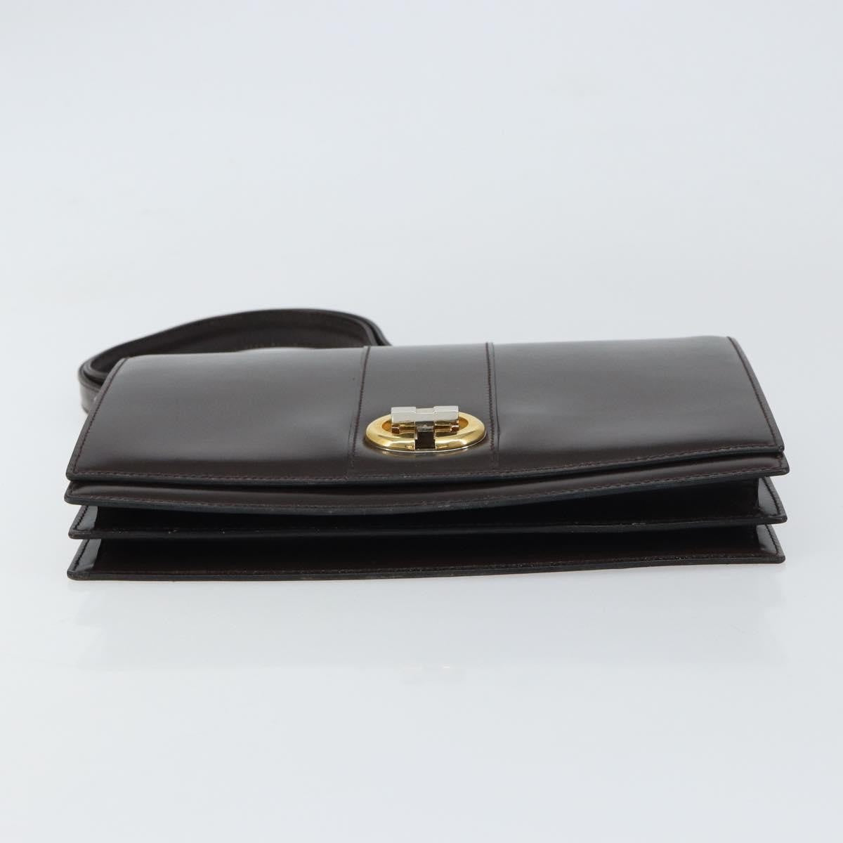 Gucci Shoulder Bag Leather Brown Leather Shoulder Bag Bag