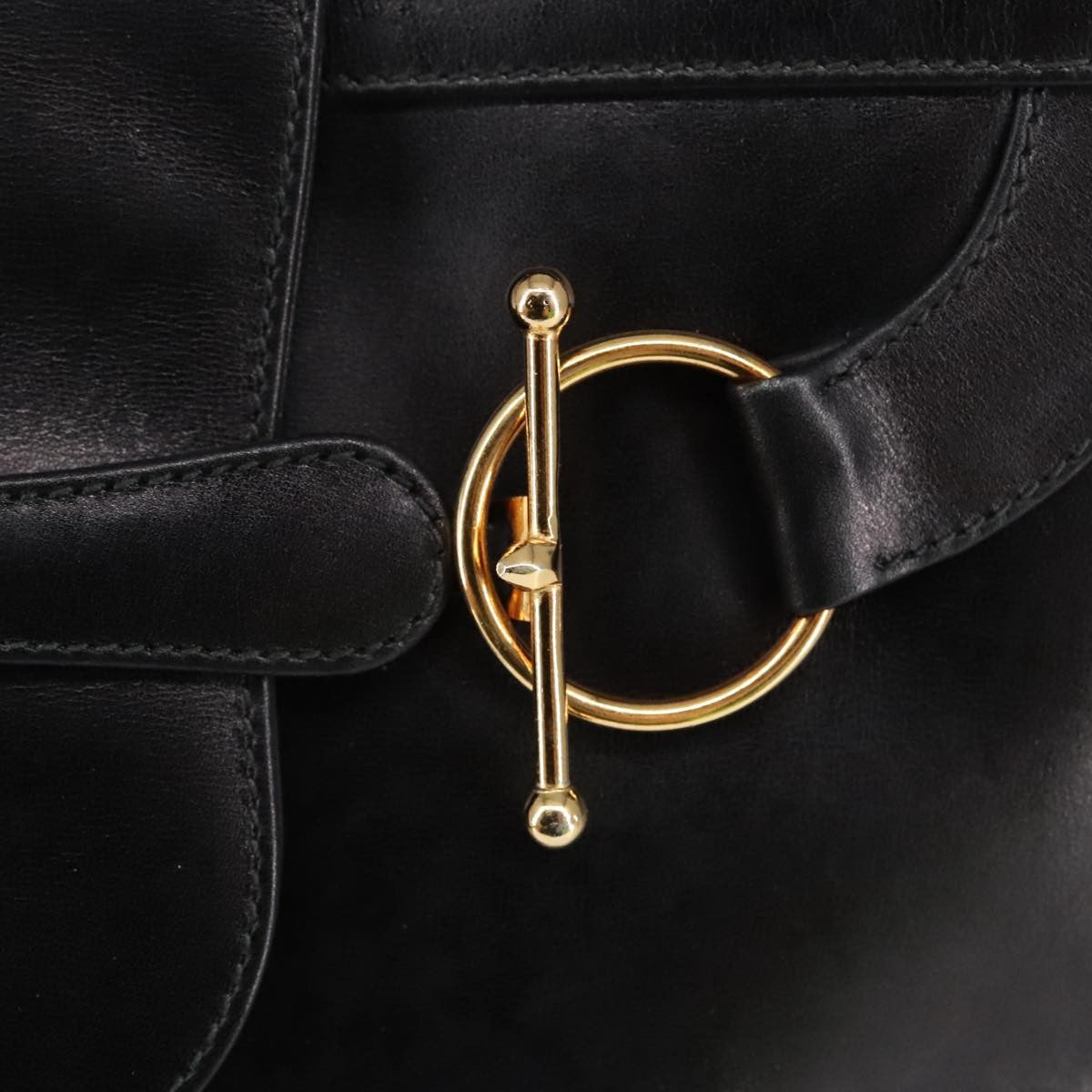 Gucci Shoulder Bag Leather Black Leather Shoulder Bag Bag