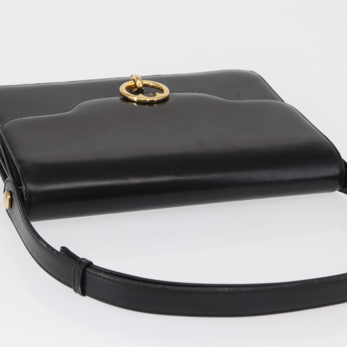 Gucci Shoulder Bag Leather Black Leather Shoulder Bag Bag