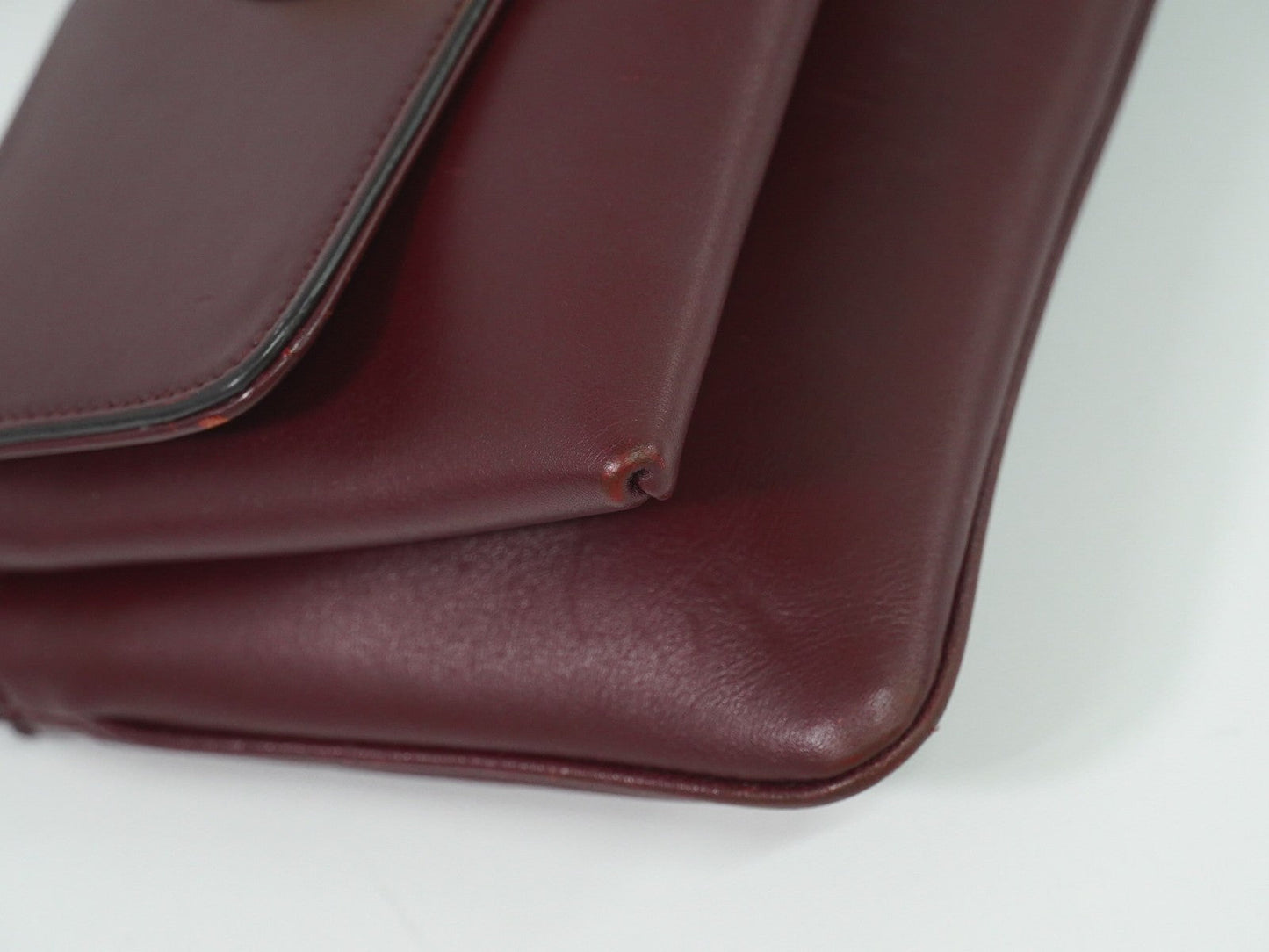 Gucci Arli Shoulder Bag Leather Burgundy Leather Bag