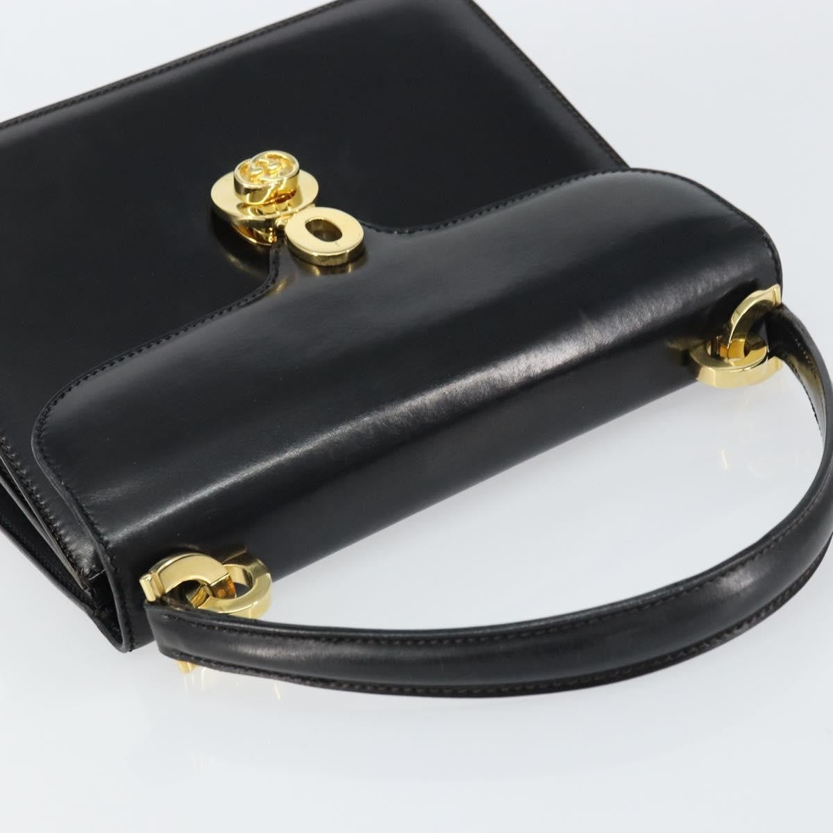 Gucci Handbag Leather Black Leather Handbag