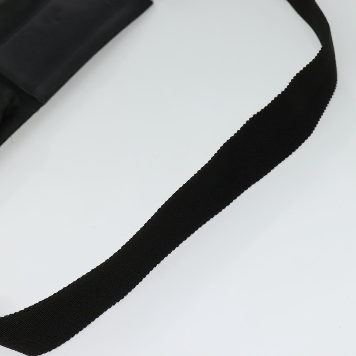 Gucci Double Belt Bag Gg Canvas With Leather Black Canvas Bag