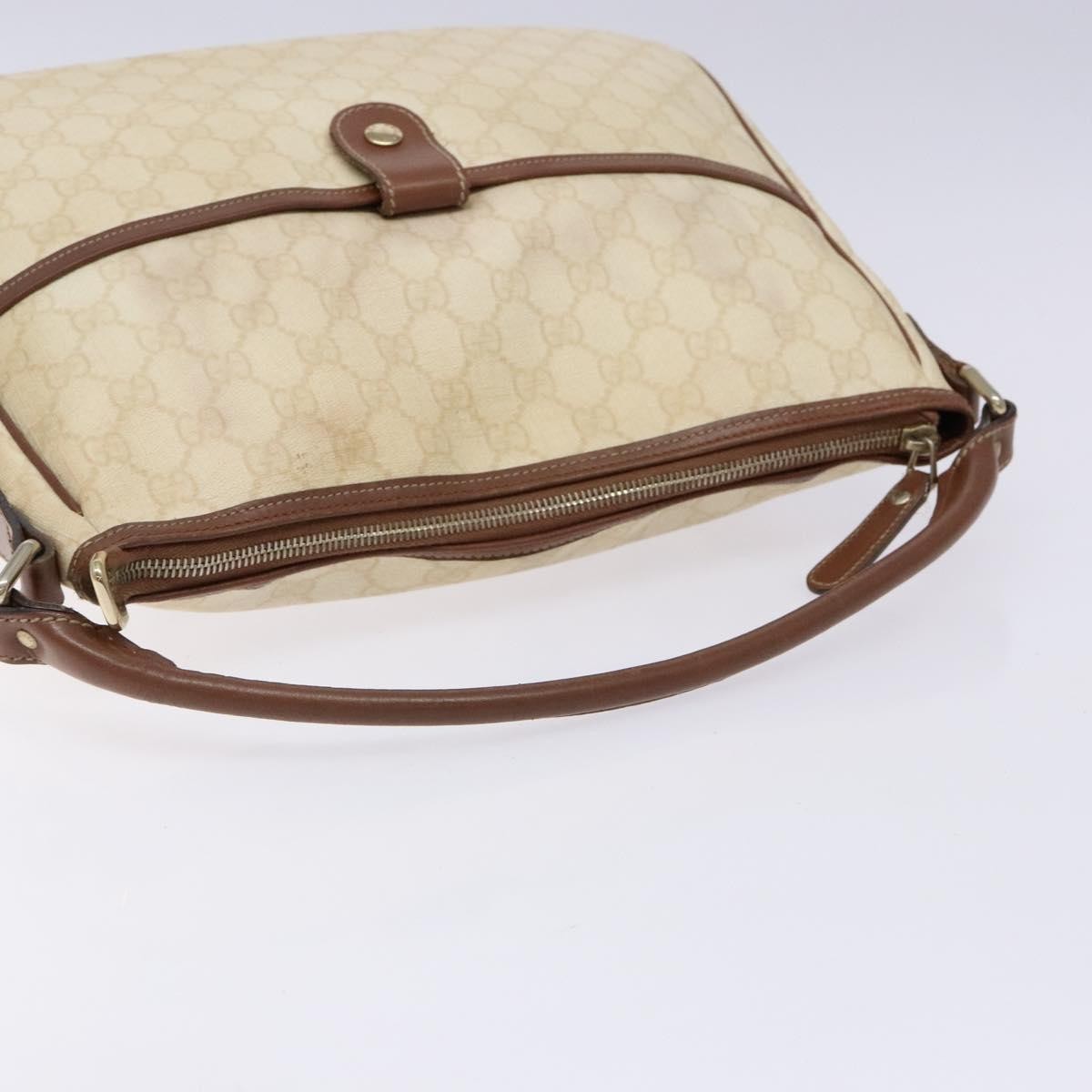 Gucci Gg Supreme Handbag Gg Canvas White Pvc Handbag