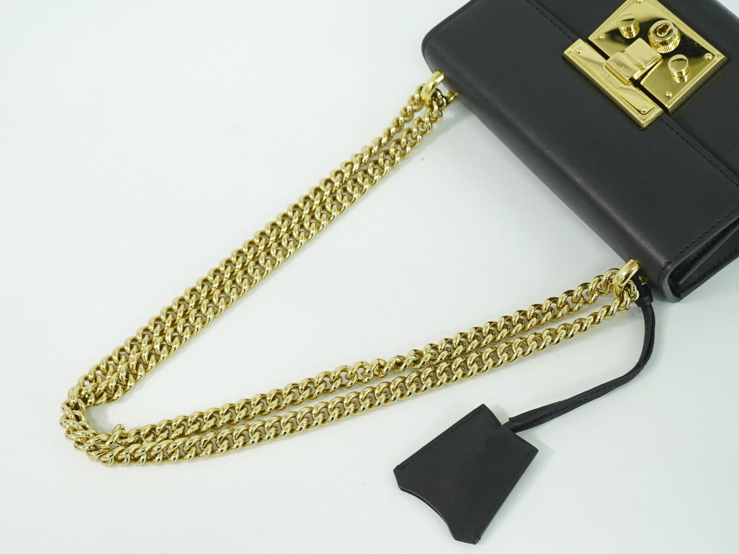 Gucci Padlock Shoulder Bag Leather Black Leather Shoulder Bag Bag