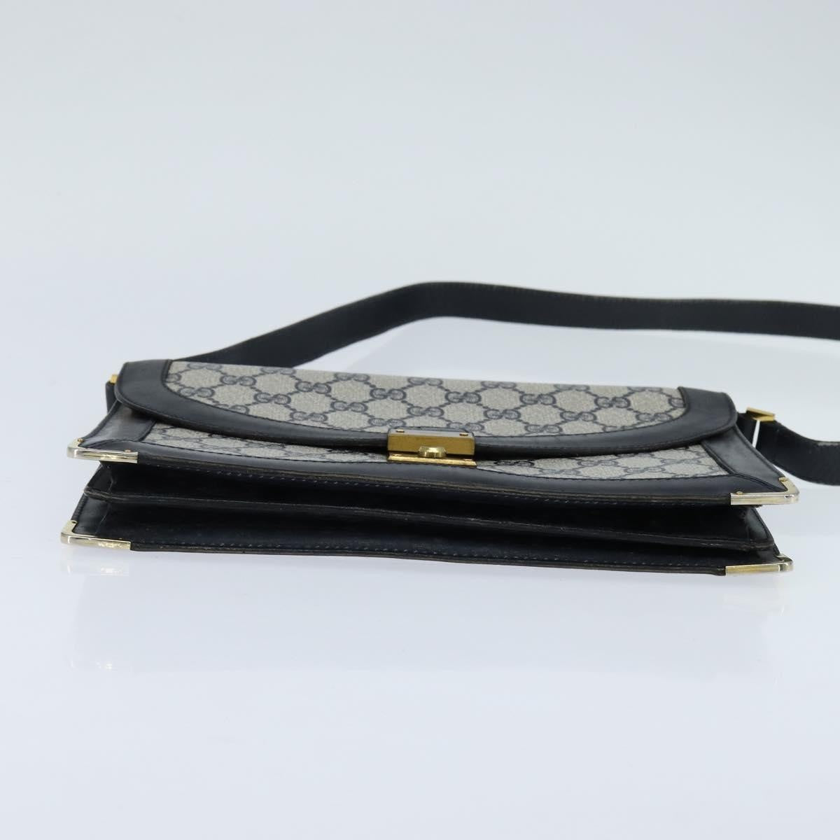 Gucci Gg Supreme Messenger Bag Gg Canvas Navy Pvc Shoulder Bag Bag