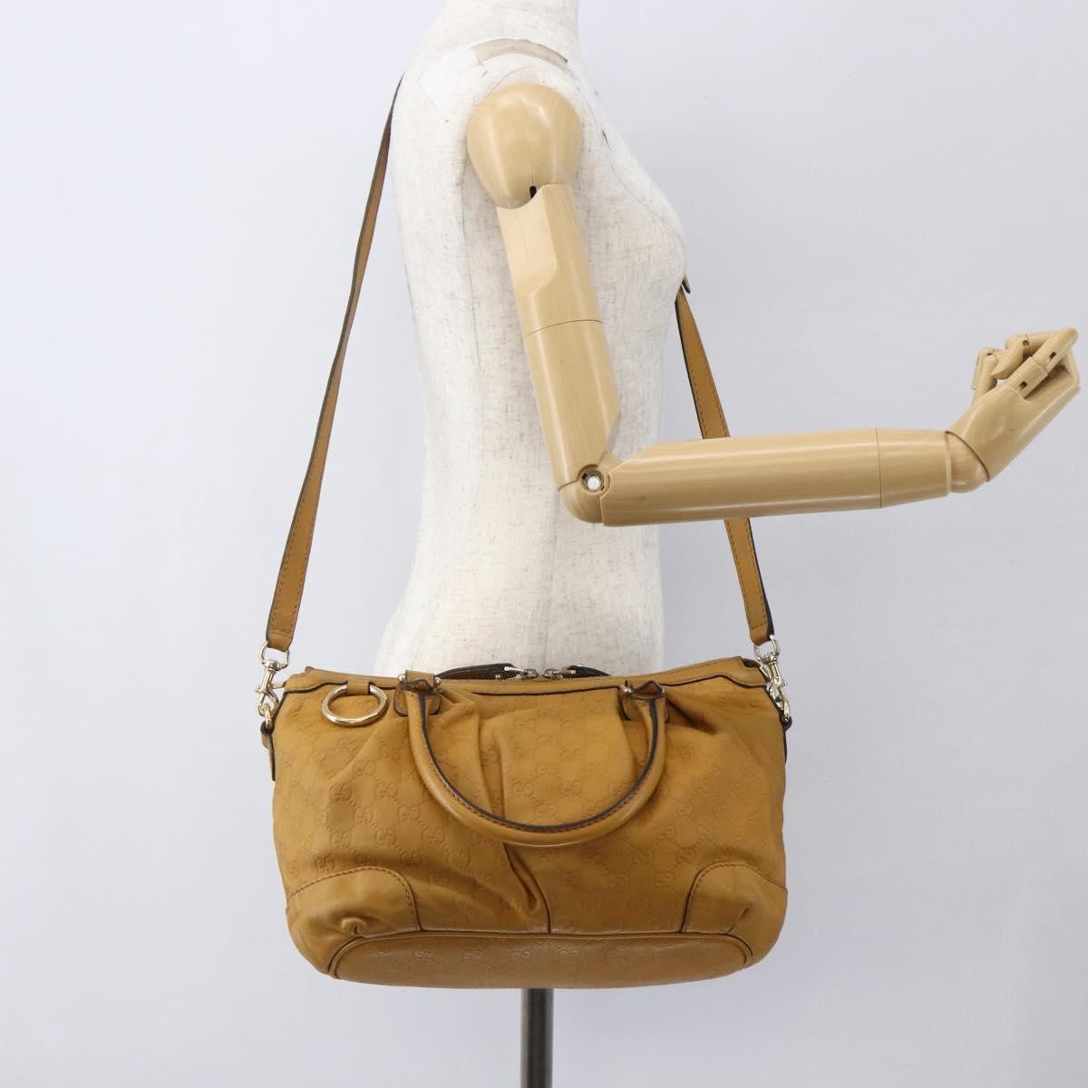 Gucci Sukey Top Handle Satchel Guccissima Leather Brown Leather Handbag