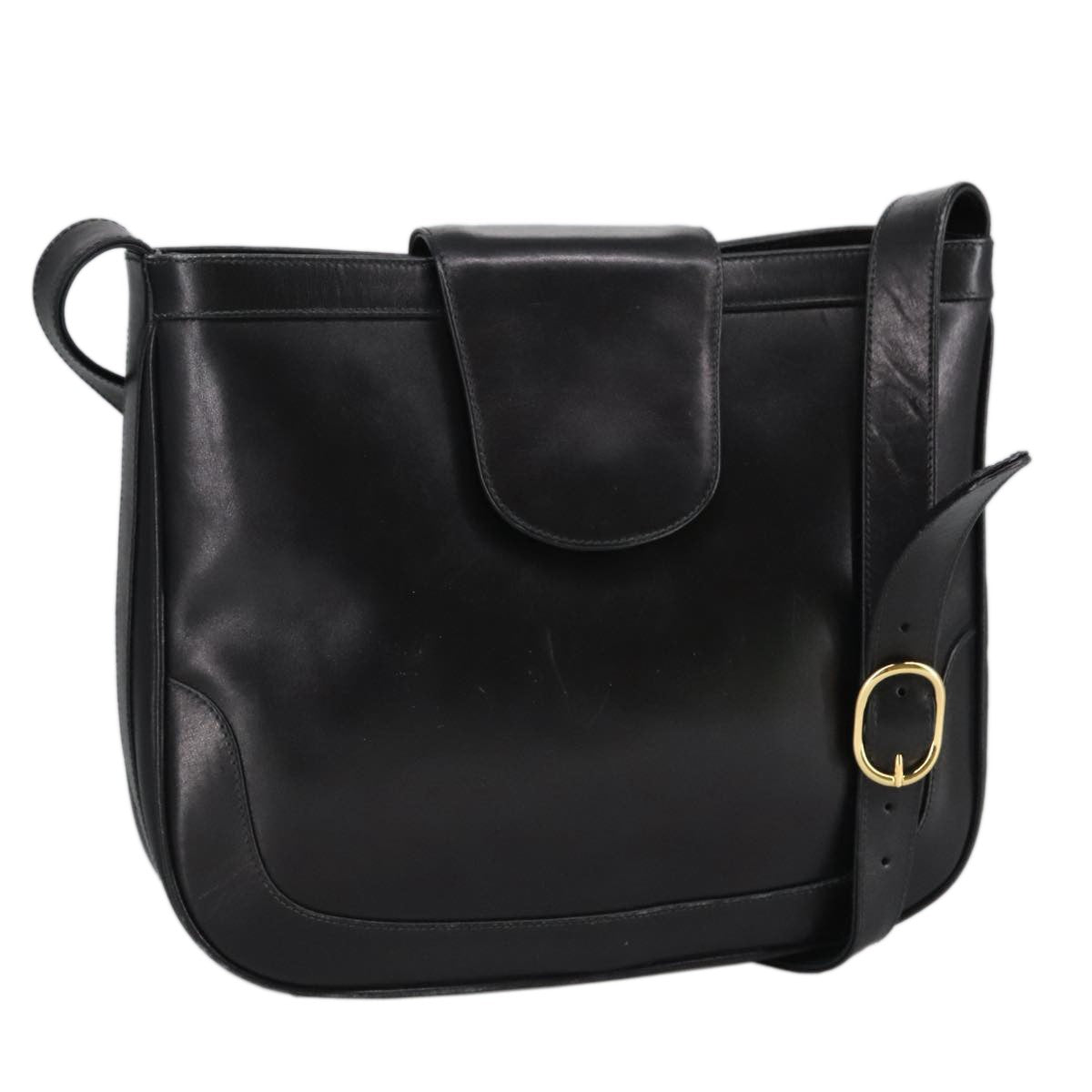 Gucci Shoulder Bag Leather Black Leather Shoulder Bag Bag