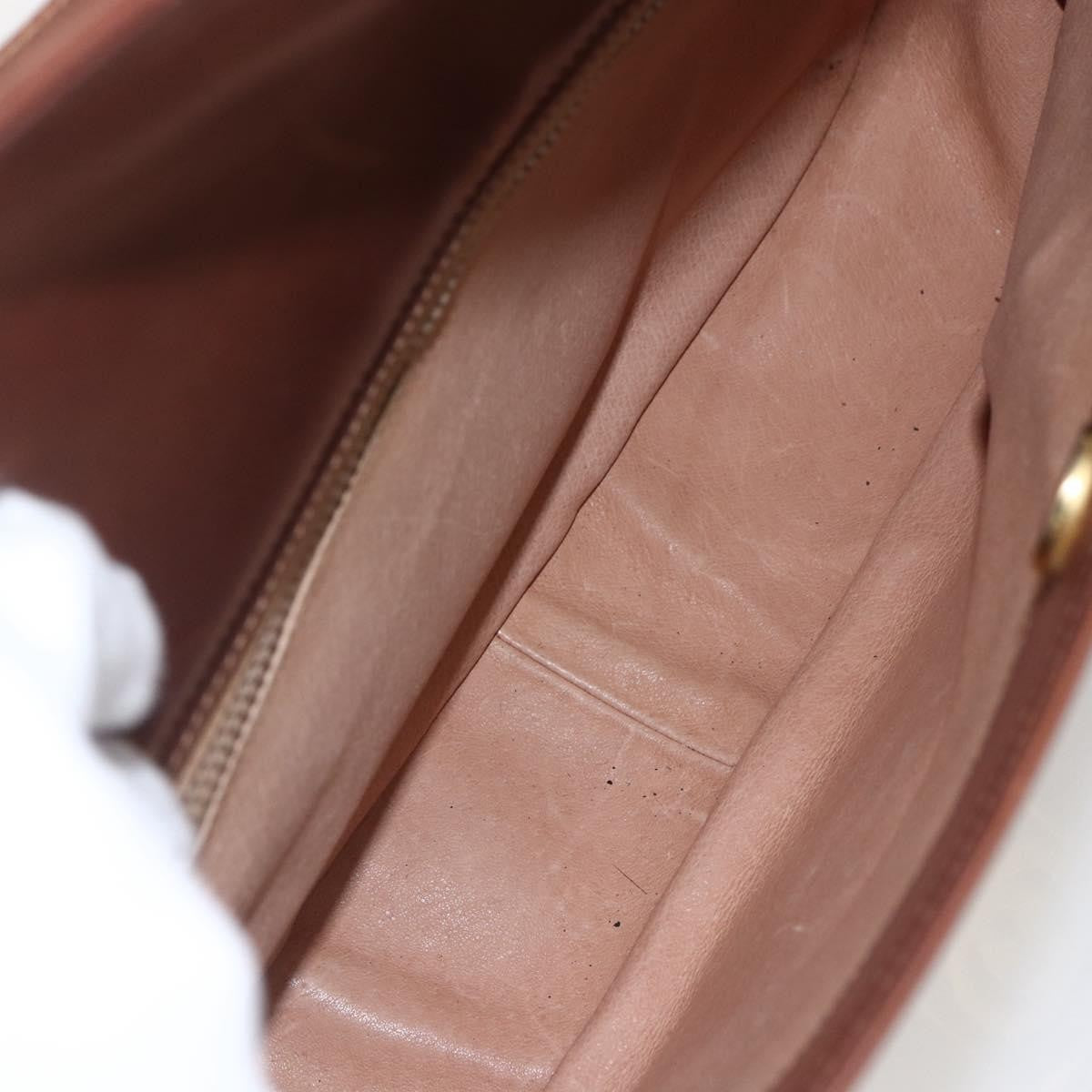 Gucci Sherry Line Shoulder Bag Leather Brown Leather Shoulder Bag Bag