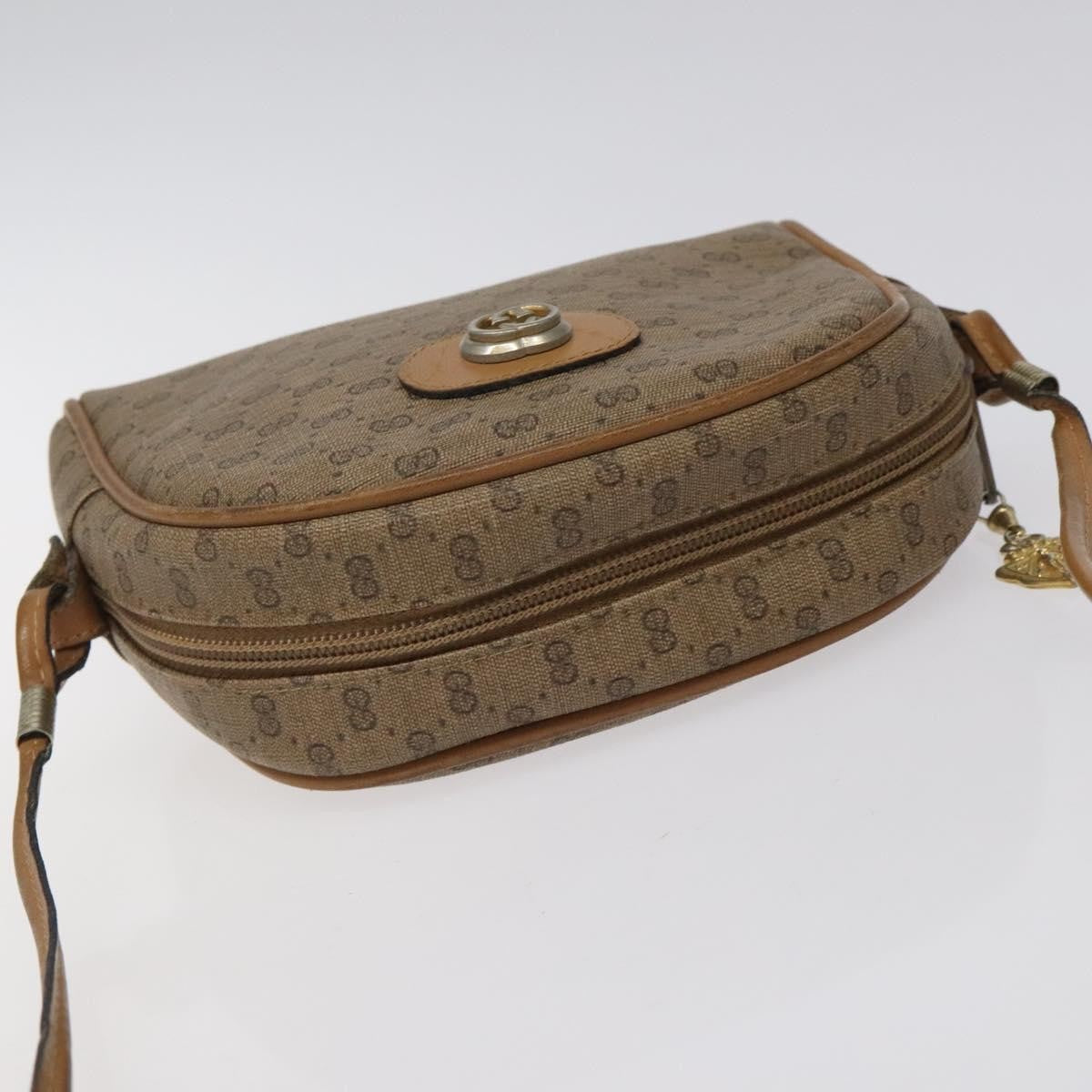Gucci Micro Gg Supreme Shoulder Bag Gg Canvas Beige Pvc Shoulder Bag Bag