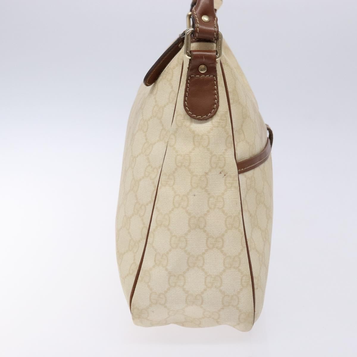 Gucci Gg Supreme Handbag Gg Canvas White Pvc Handbag