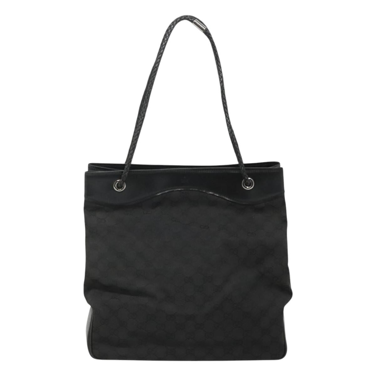 Gucci Gg Canvas Bag Canvas Black Canvas Tote Bag Bag
