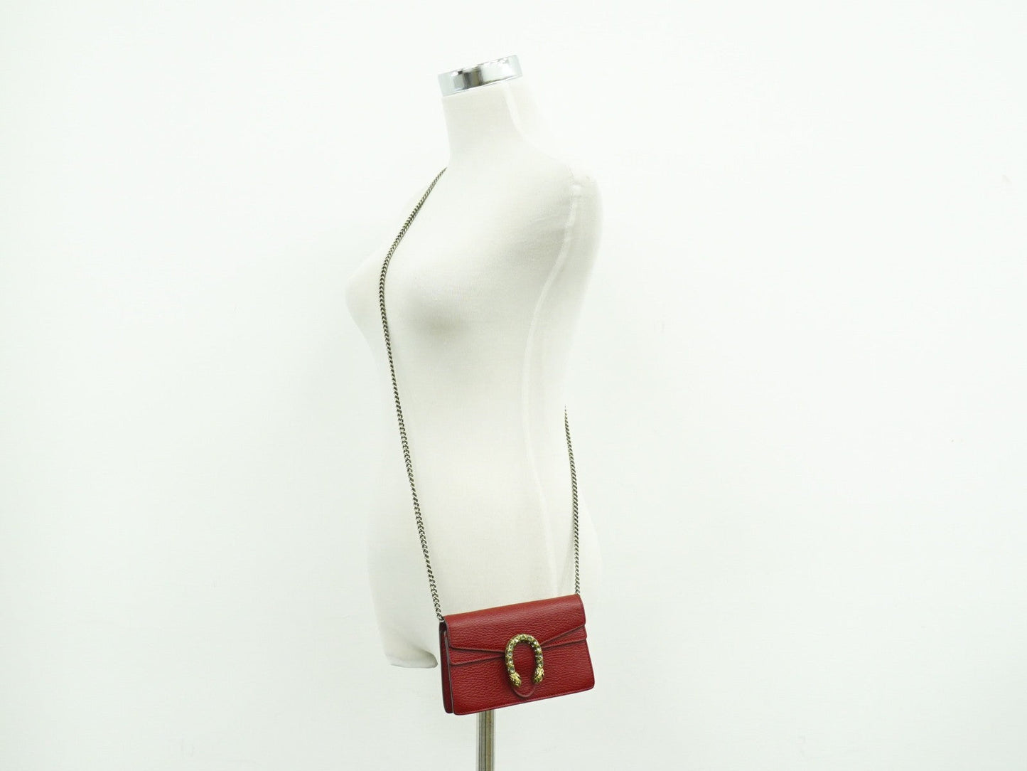 Gucci Dionysus Bag Leather Red Leather Crossbody Bag Bag