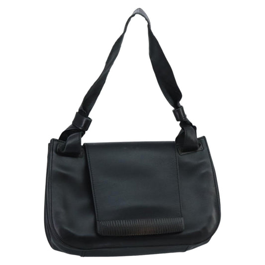 Gucci Shoulder Bag Leather Black Leather Shoulder Bag Bag