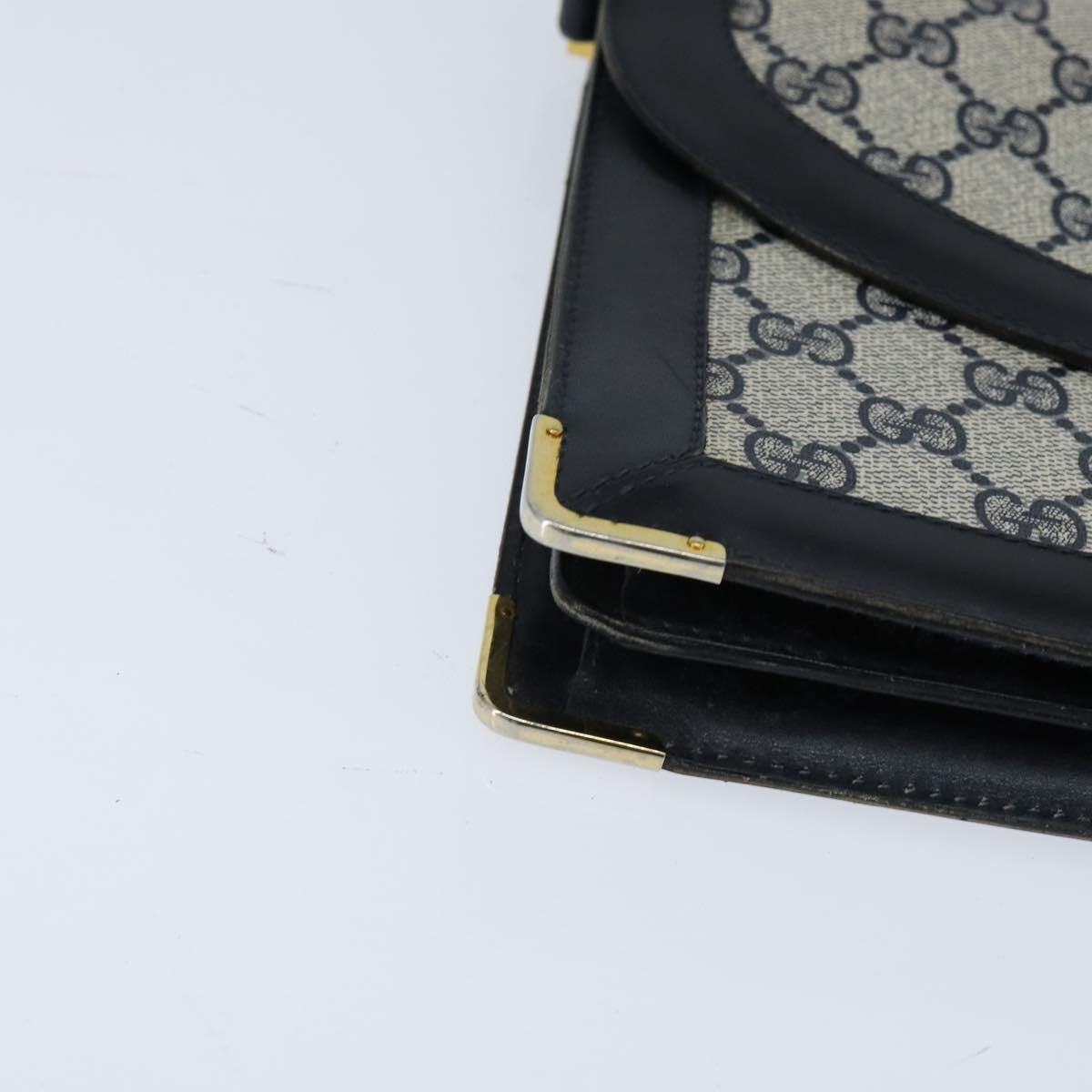Gucci Gg Supreme Messenger Bag Gg Canvas Navy Pvc Shoulder Bag Bag