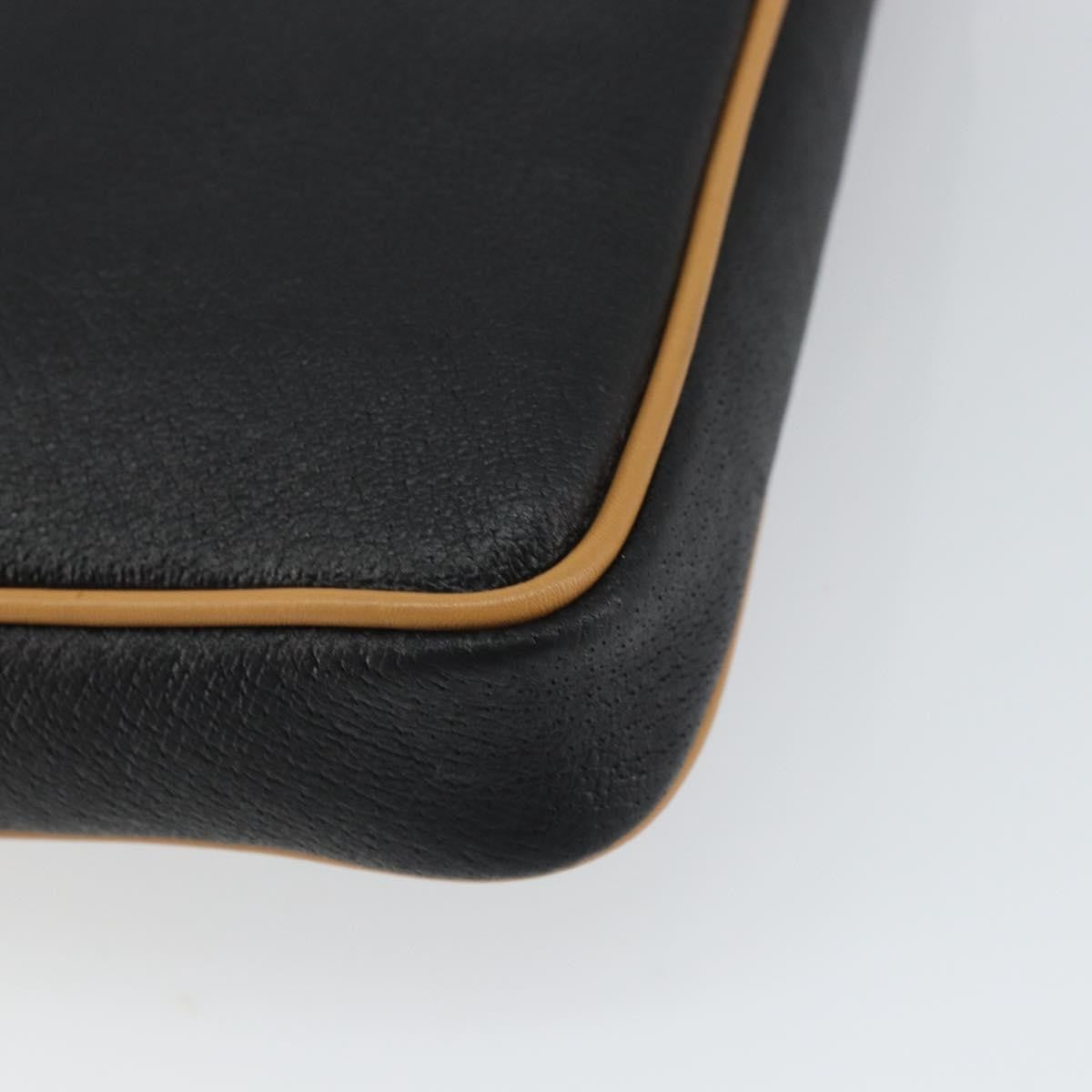 Gucci Clutch Bag Leather Black Leather Clutche & Pouche Bag