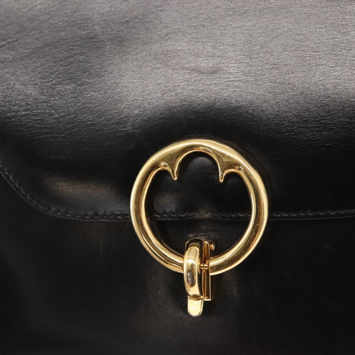 Gucci Shoulder Bag Leather Black Leather Shoulder Bag Bag