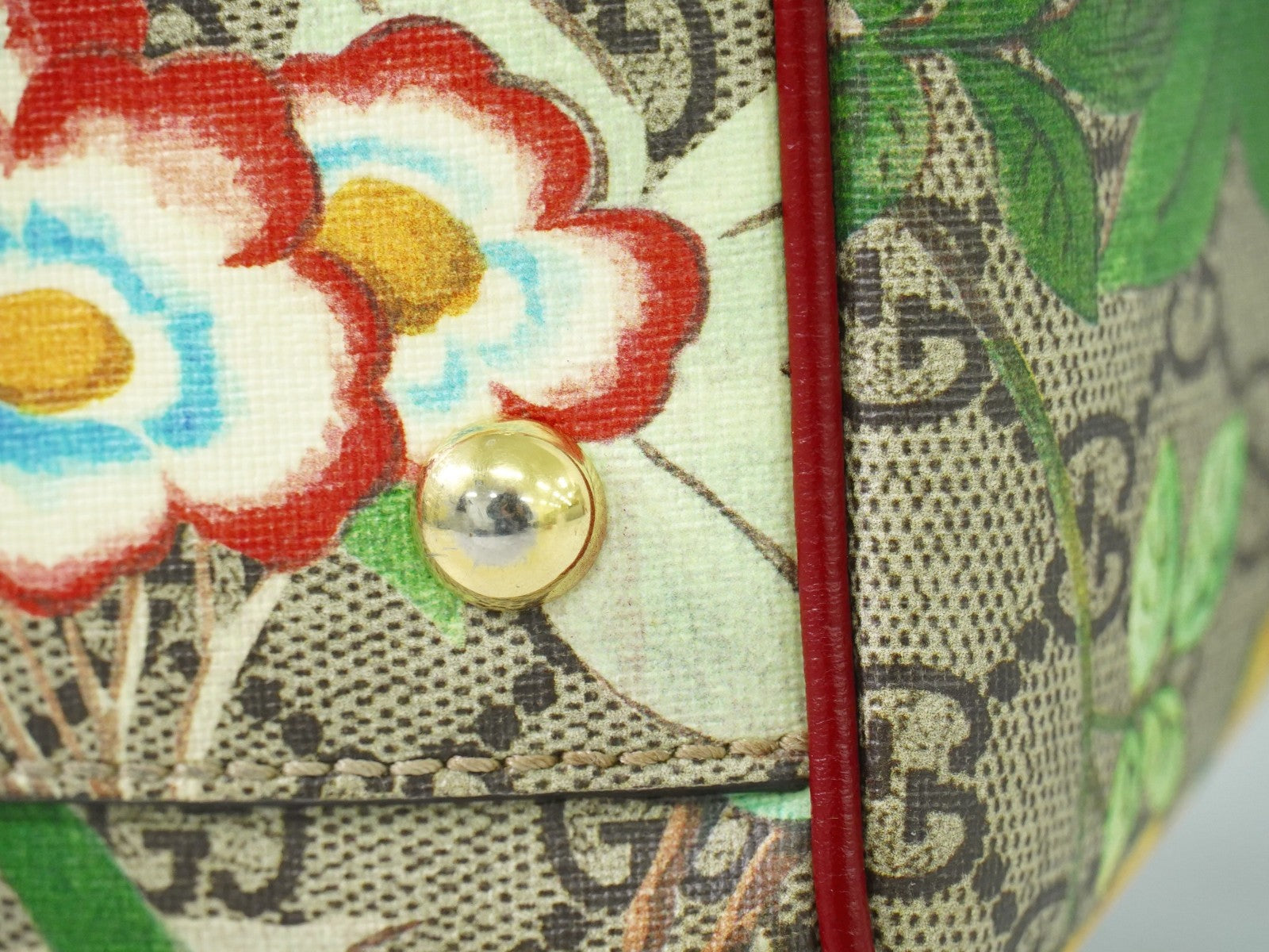 Gucci Convertible Boston Bag Tian Print Gg Coated Canvas Multicolour Canvas Handbag