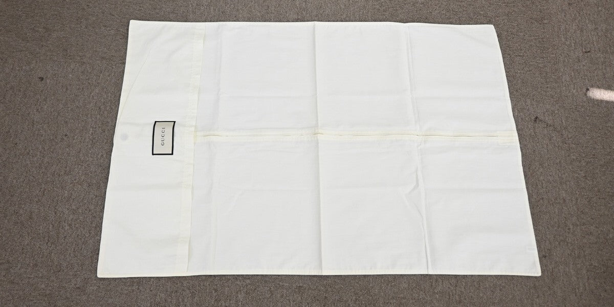Gucci Garment Cases Canvas And Cotton Beige Canvas Bag