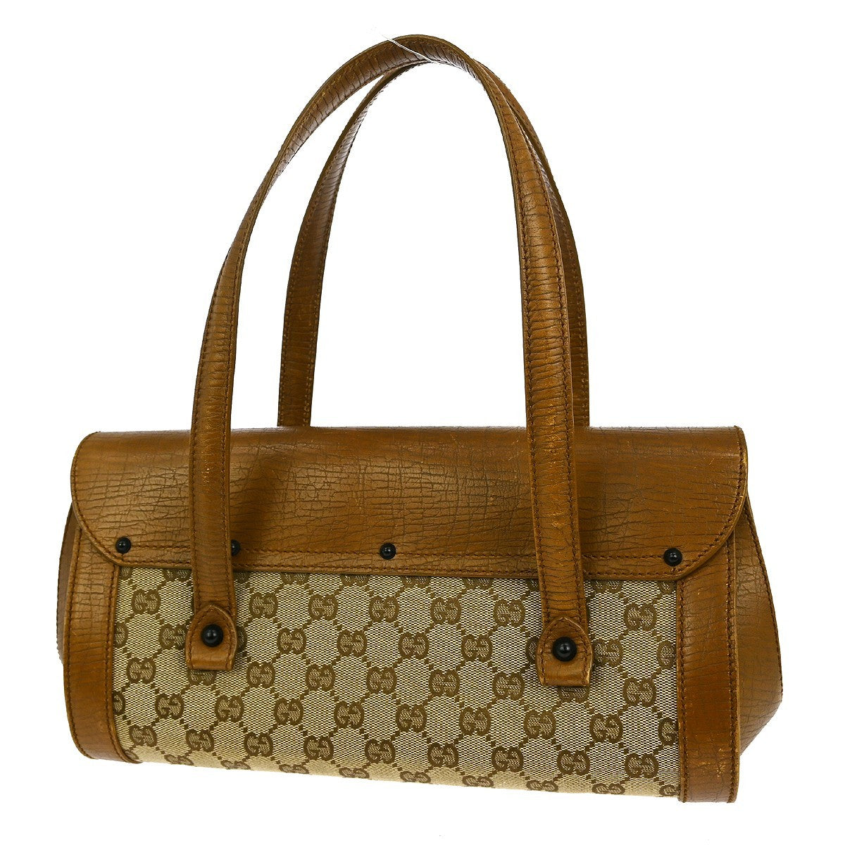 Gucci Bamboo Bullet Bag Gg Canvas Brown Canvas Shoulder Bag Bag