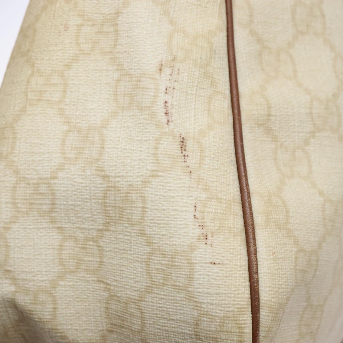 Gucci Gg Supreme Handbag Gg Canvas White Pvc Handbag
