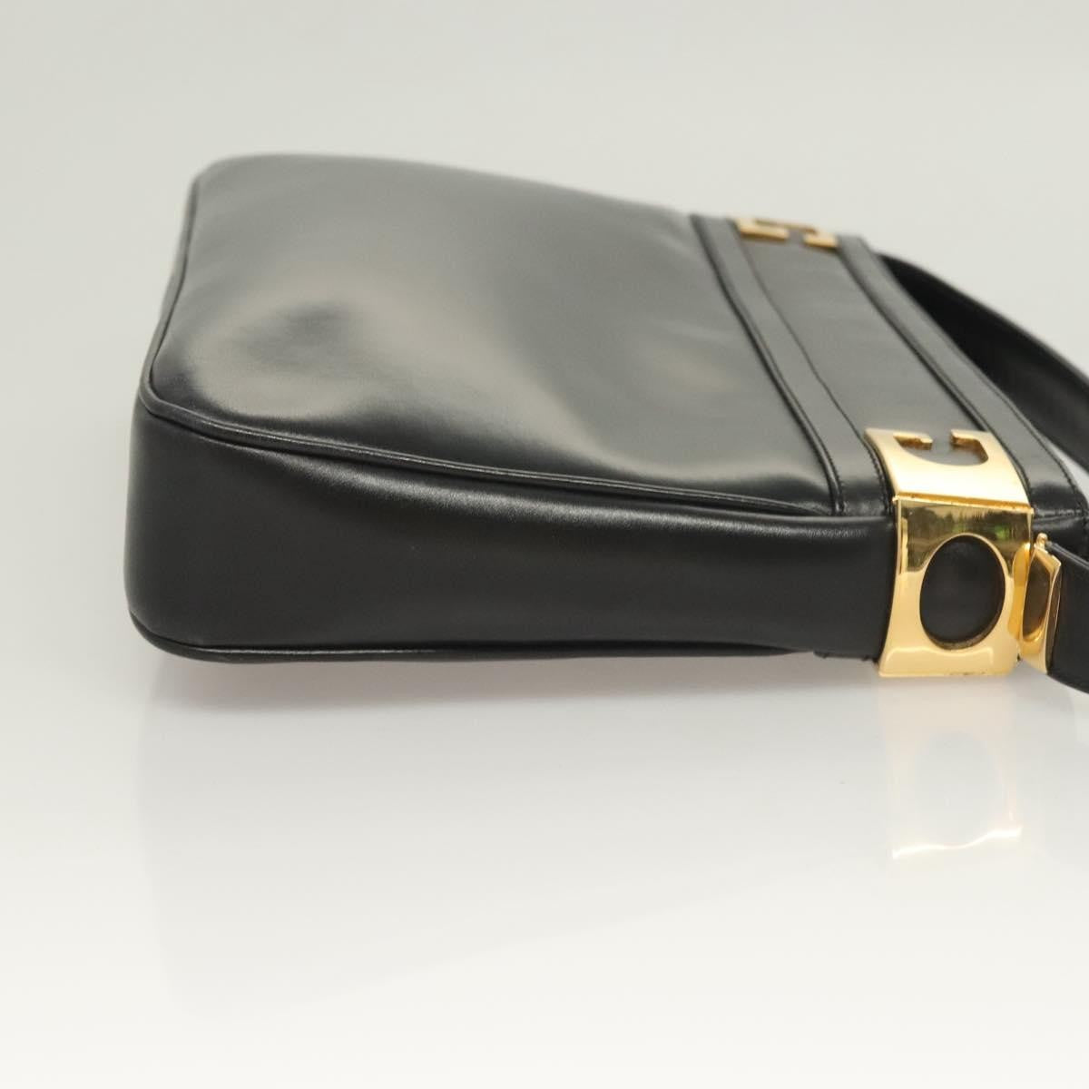 Gucci Shoulder Bag Leather Black Leather Shoulder Bag Bag