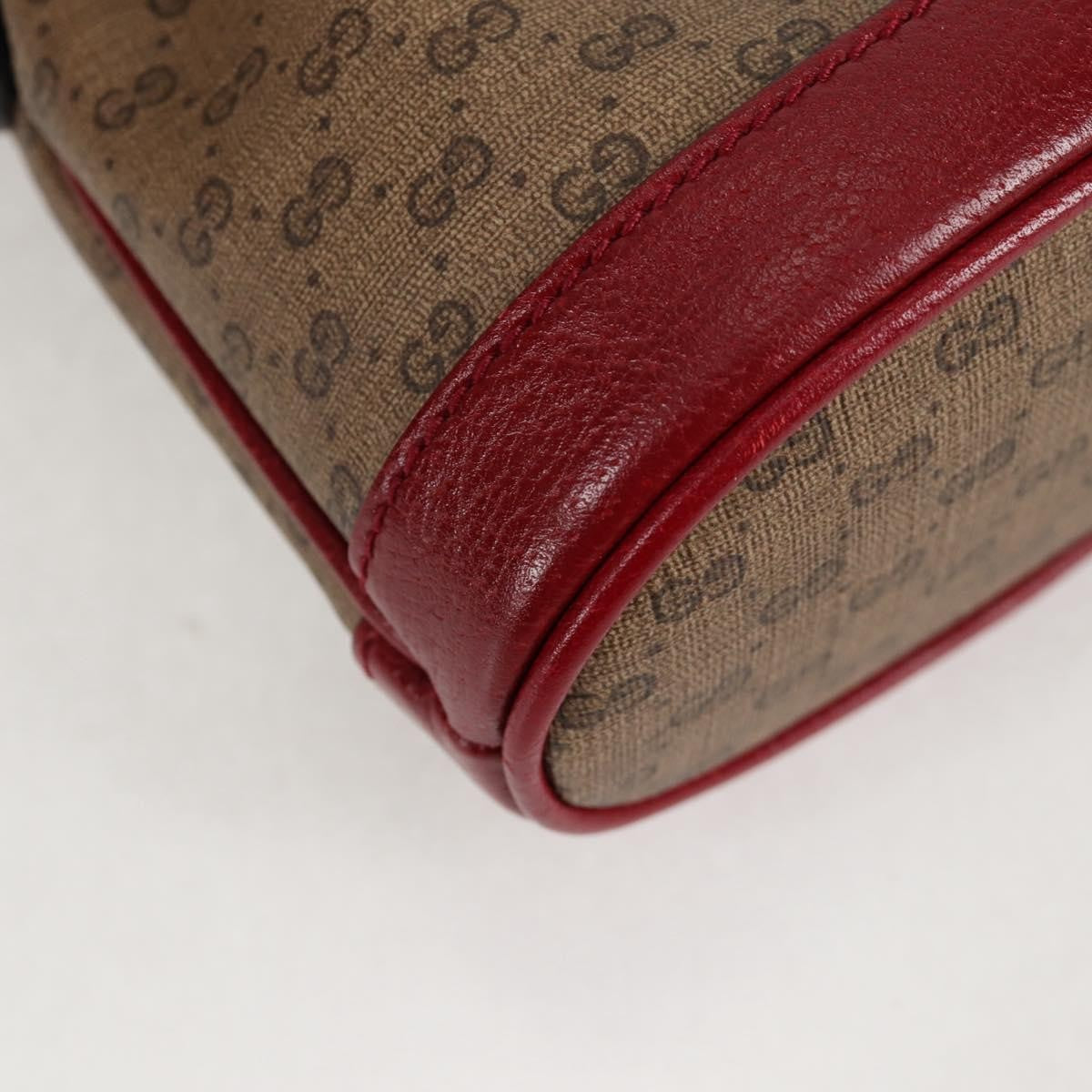 Gucci Doraemon Bucket Bag Printed Mini Gg Coated Canvas Beige Pvc Bag