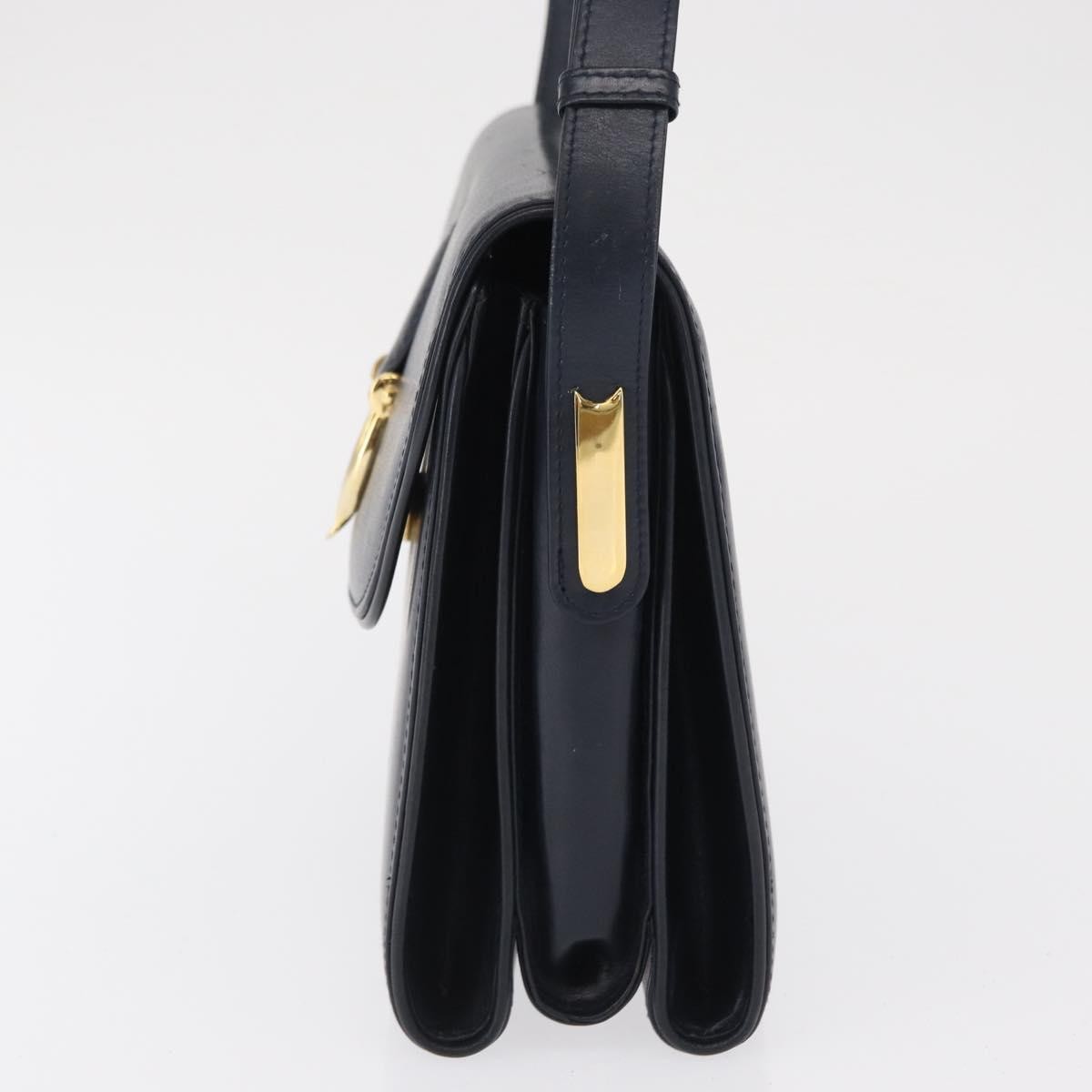 Gucci Shoulder Bag Leather Navy Leather Shoulder Bag Bag