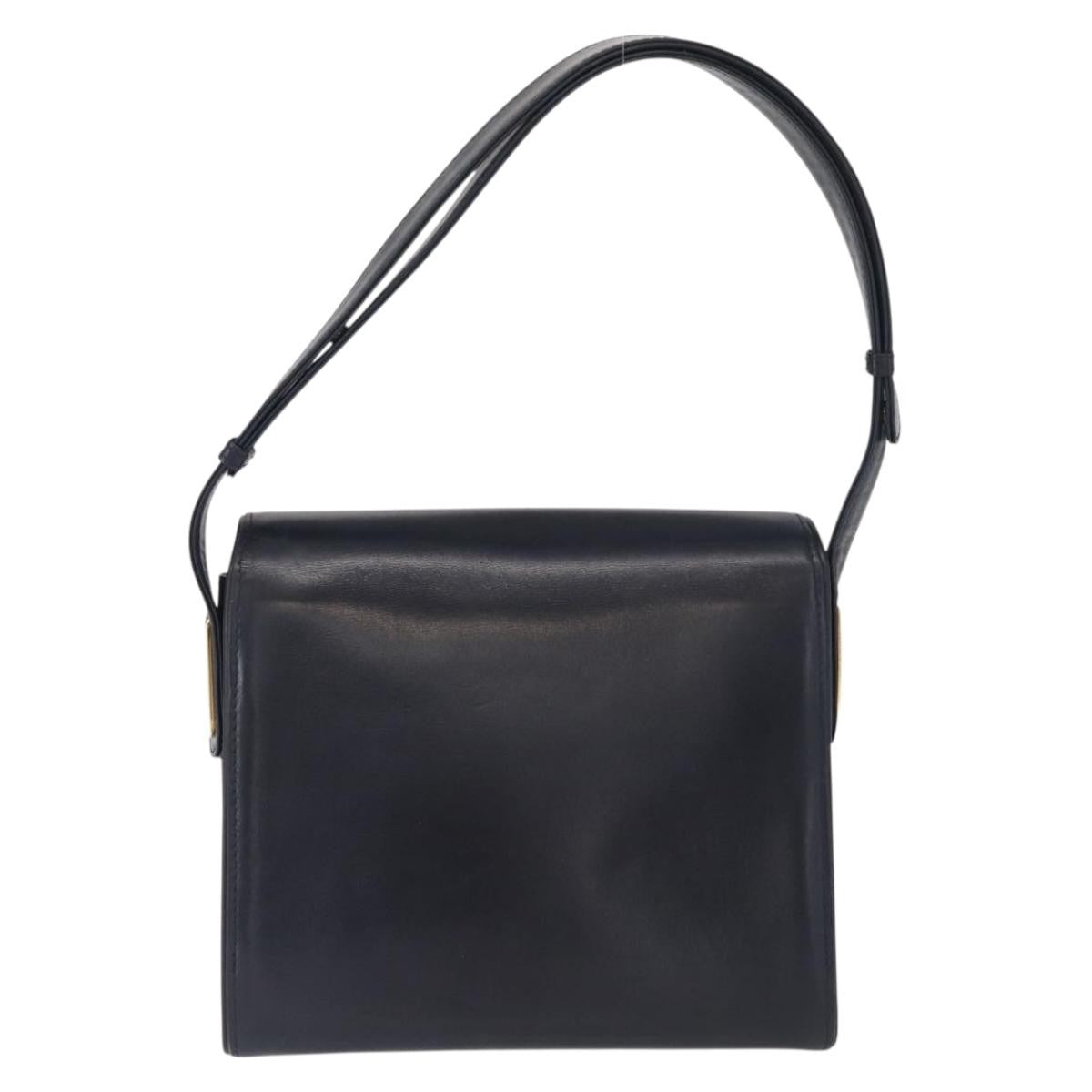 Gucci Shoulder Bag Leather Navy Leather Shoulder Bag Bag