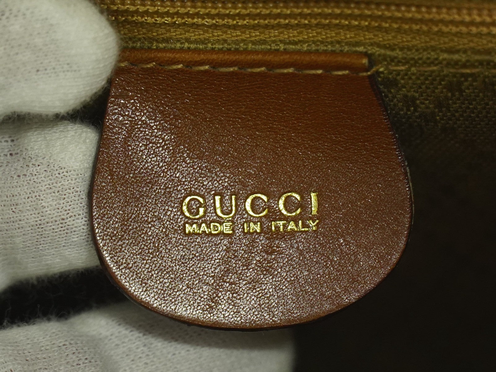 Gucci Bamboo Backpack Leather Brown Leather Backpack Bag