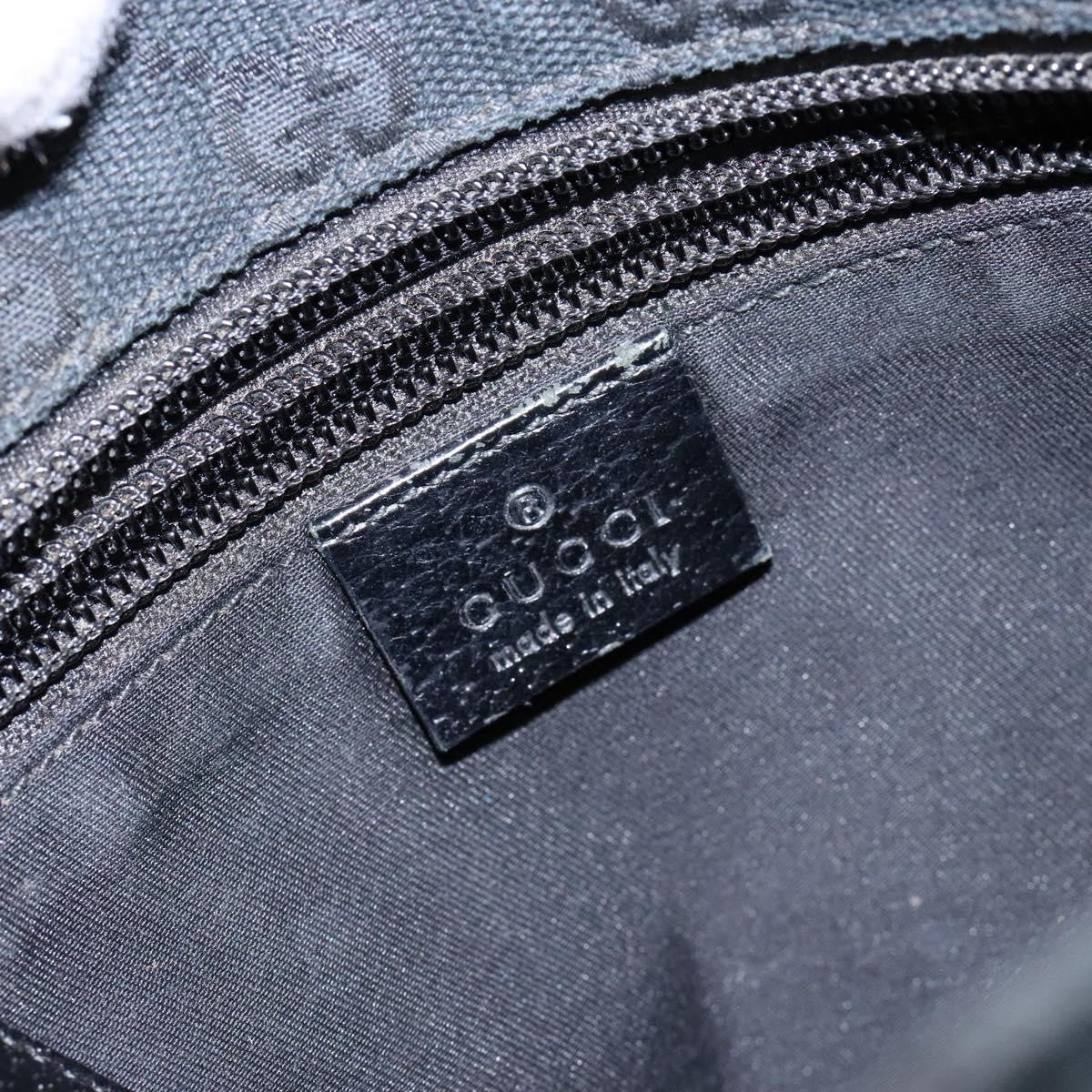 Gucci Web Strap Zip Messenger Bag Gg Canvas Black Canvas Shoulder Bag Bag