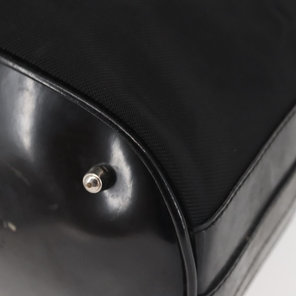 Gucci Bamboo Bucket Bag Nylon And Leather Black Nylon Bag
