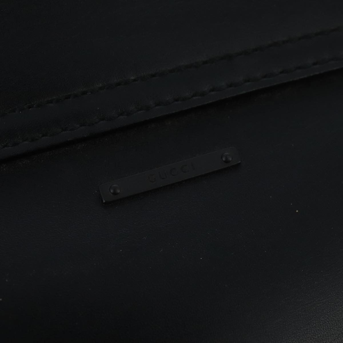 Gucci Shoulder Bag Leather Black Leather Shoulder Bag Bag