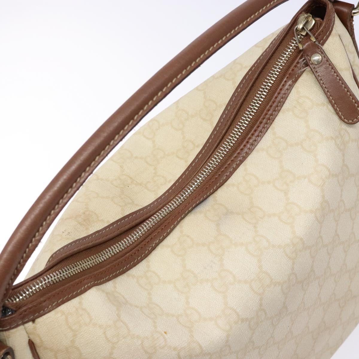 Gucci Gg Supreme Handbag Gg Canvas White Pvc Handbag