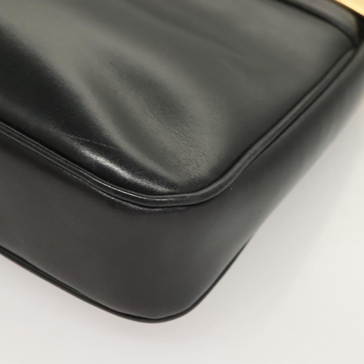 Gucci Shoulder Bag Leather Black Leather Shoulder Bag Bag