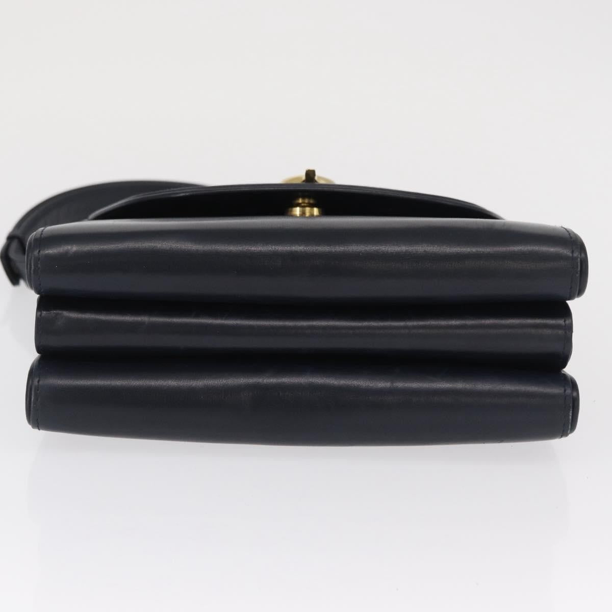 Gucci Shoulder Bag Leather Navy Leather Shoulder Bag Bag