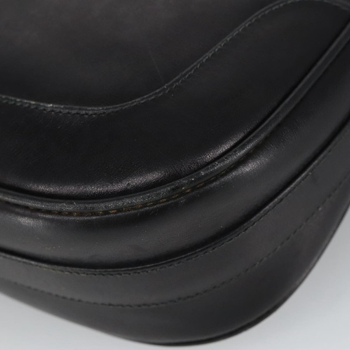 Gucci Shoulder Bag Leather Black Leather Shoulder Bag Bag