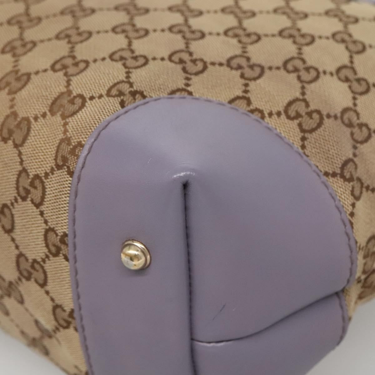 Gucci Convertible Belted Tote Gg Canvas With Leather Beige Canvas Tote Bag Bag
