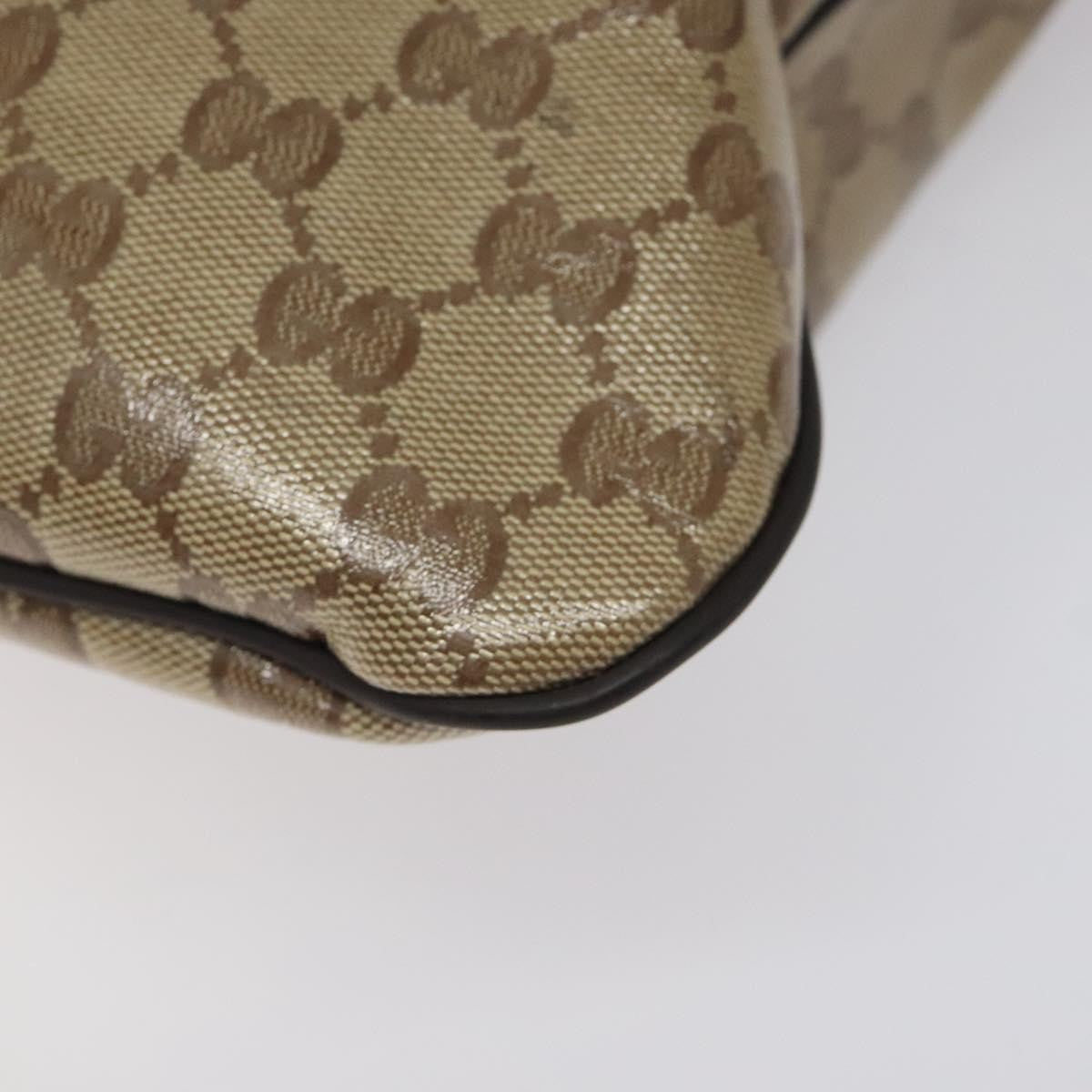 Gucci Flap Messenger Bag (Outlet) Gg Coated Canvas Beige Canvas Shoulder Bag Bag