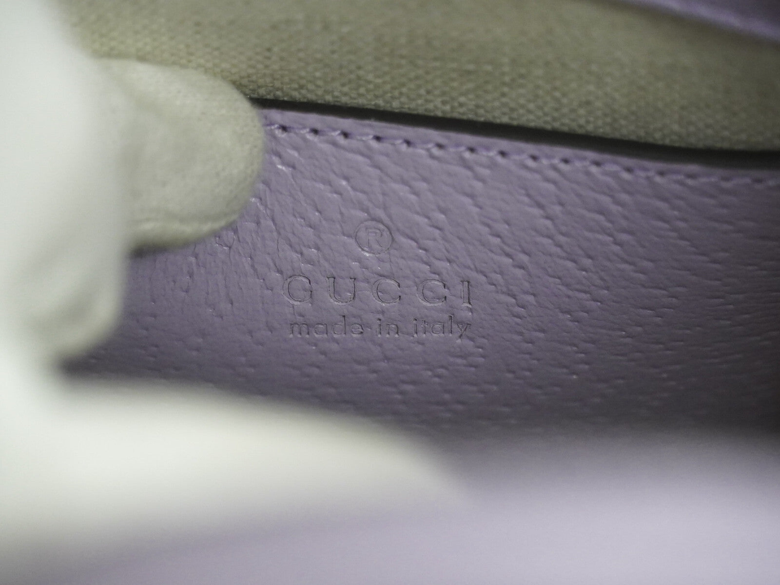 Gucci Vertical Tote Jumbo Gg Canvas Purple Canvas Bag