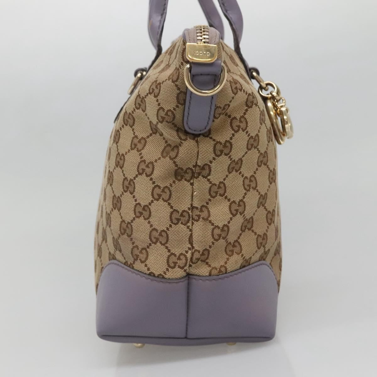 Gucci Convertible Belted Tote Gg Canvas With Leather Beige Canvas Tote Bag Bag