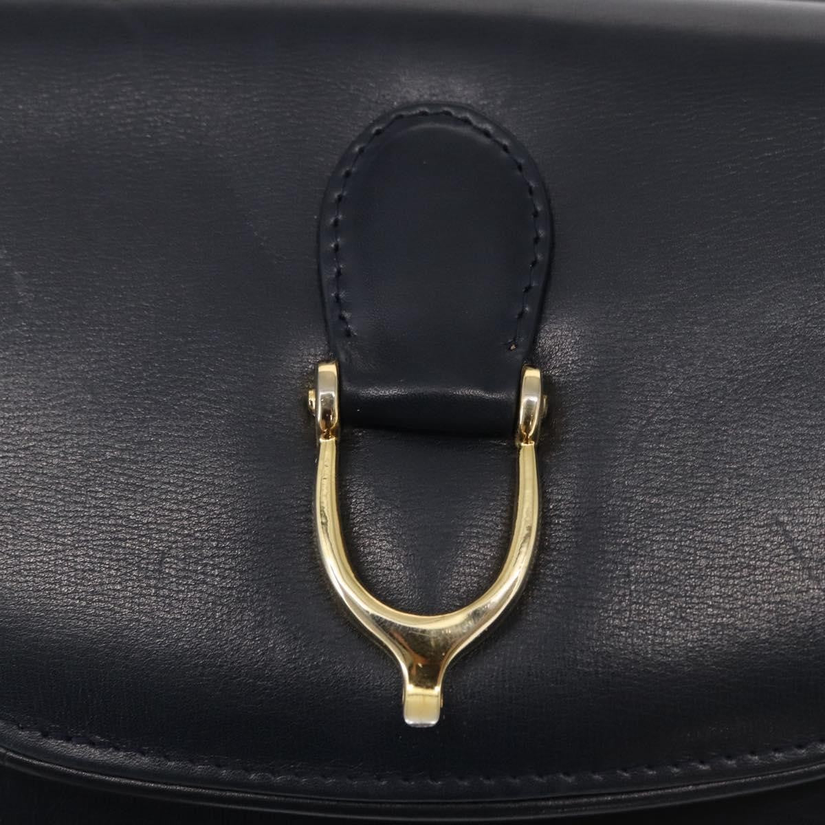 Gucci Shoulder Bag Leather Navy Leather Shoulder Bag Bag