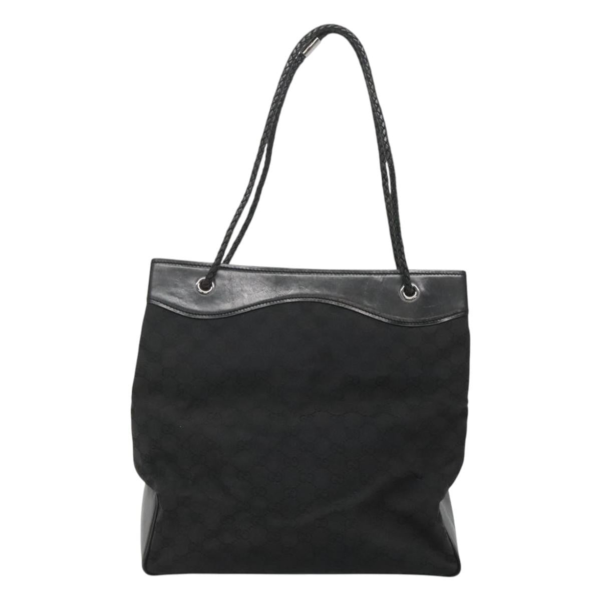 Gucci Gg Canvas Bag Canvas Black Canvas Tote Bag Bag