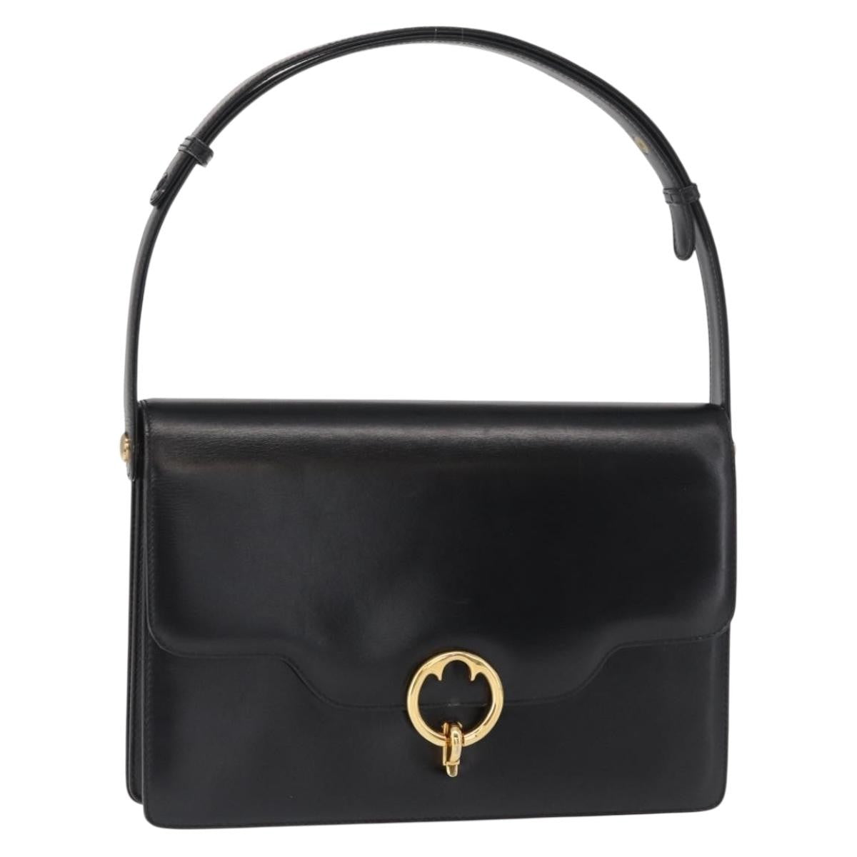 Gucci Shoulder Bag Leather Black Leather Shoulder Bag Bag
